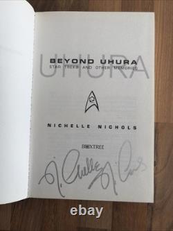 SIGNED 1st Edition Beyond Uhura Star Trek Nichelle Nichols Book In VGC+ N/mint