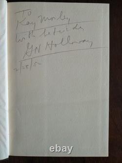 SIGNED 1st ed G. N. Holloway, Let the Heart Speak, 1951 HC/DJ New Thought