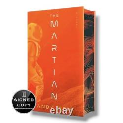 SIGNED Andy Weir Book The Martian Deluxe Edition Hardcover & COA Autograph Auto