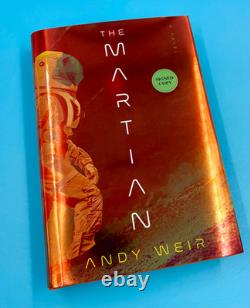 SIGNED Andy Weir Book The Martian Deluxe Edition Hardcover & COA Autograph Auto