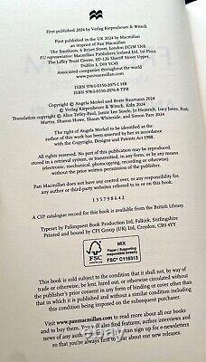 SIGNED Angela Merkel Book Freedom First Edition Hardcover & COA Autograph