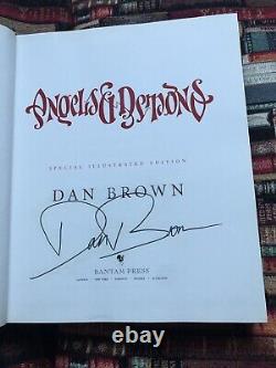 SIGNED Angels and Demons by Dan Brown Special Illustrated Collector's Edition HC