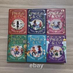 SIGNED Anna James Pages & Co. #32/250 COMPLETE 6-Book Set Sprayed Edges