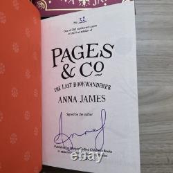 SIGNED Anna James Pages & Co. #32/250 COMPLETE 6-Book Set Sprayed Edges