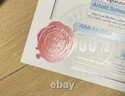 SIGNED Arnold Schwarzenegger Book Be Useful 7 Tools For Life First Edition & COA