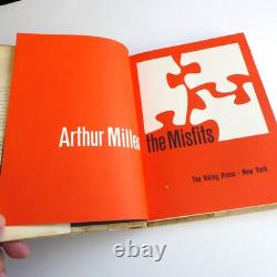 SIGNED Arthur Miller THE MISFITS First Edition 1961 Book Novel neo-Western Novel