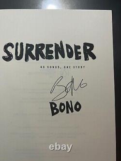 SIGNED BONO Surrender Hardback Book Autographed 1st Edition U2