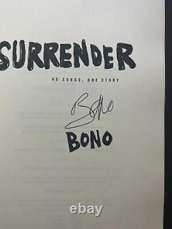 SIGNED BONO Surrender Hardback Book Autographed 1st Edition U2! DEFECT