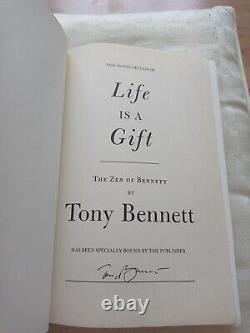 SIGNED BY TONY BENNETTLIFE IS A GIFT The Zen of Bennett HCDJ First Edition