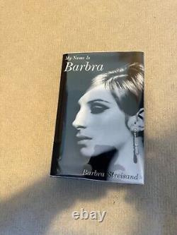 SIGNED Barbra Streisand Book My Name Is Barbra RARE 1st Edition