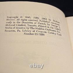 SIGNED Book On Growing Up by President Herbert Hoover 1962 Edition