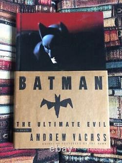 SIGNED (By Kevin Conroy) Batman The Ultimate Evil Hardcover Vachss 1st 1995