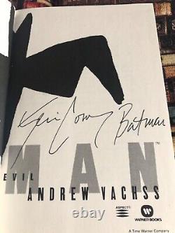 SIGNED (By Kevin Conroy) Batman The Ultimate Evil Hardcover Vachss 1st 1995