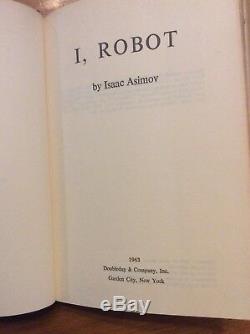 SIGNED COPY of I ROBOT by ISAAC ASIMOV BOOK CLUB EDITION HC WithDJ EXCELLENT