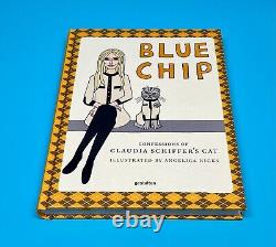 SIGNED Claudia Schiffer Book Blue Chip 1st Edition & COA Autograph Memorabilia