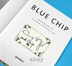 SIGNED Claudia Schiffer Book Blue Chip 1st Edition & COA Autograph Memorabilia