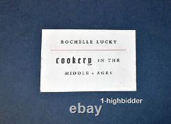 SIGNED! Cookery In the Middle Ages Rochelle Lucky 2-Vols Ltd Ed Slipcase HC 1978