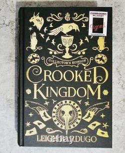 SIGNED Crooked Kingdom Collector's Edition Leigh Bardugo Hardback SENTSAMEDAY