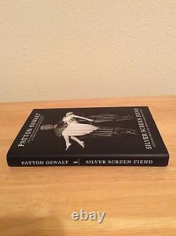 SIGNED & DATED by Patton Oswalt Silver Screen Fiend HC 1st/1st + Pic
