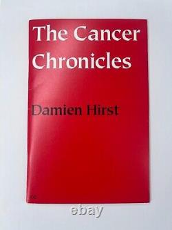 SIGNED Damien Hirst Artist The Cancer Chronicles Ltd Edition Book Number 000646