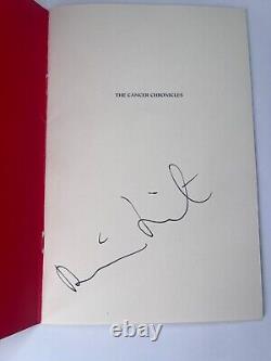 SIGNED Damien Hirst Artist The Cancer Chronicles Ltd Edition Book Number 000646