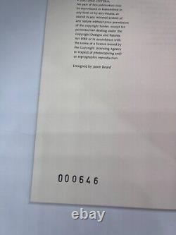 SIGNED Damien Hirst Artist The Cancer Chronicles Ltd Edition Book Number 000646