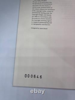 SIGNED Damien Hirst Artist The Cancer Chronicles Ltd Edition Book Number 000646
