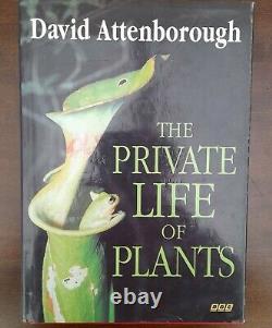 SIGNED David Attenborough The Private Life of Plants 1995 First Edition Hardback