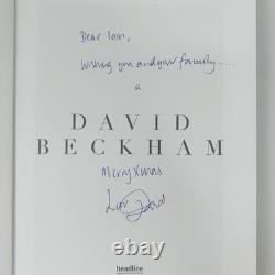 SIGNED David Beckham Hardback Book 1st Edition Personal Message From David Rare