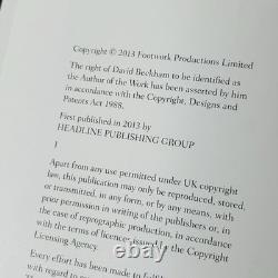 SIGNED David Beckham Hardback Book 1st Edition Personal Message From David Rare