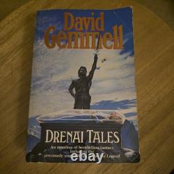 SIGNED Drenai Tales Omnibus By David Gemmell Book 1991 1st Edition -Rare
