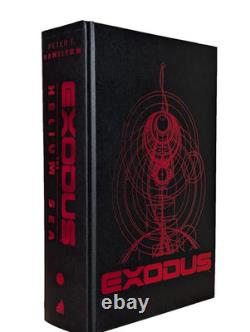 SIGNED EXODUS Helium Sea Peter F. Hamilton 1st Ed Sprayed Edges Hardback Book