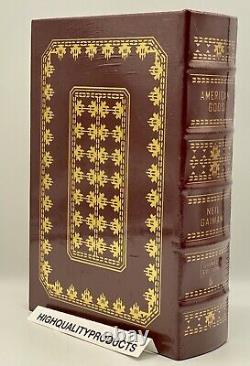 SIGNED Easton Press AMERICAN GODS Collectors LIMITED Edition LEATHERBOUND Book