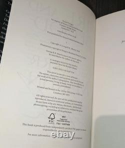 SIGNED Fire and Blood George RR Martin UK HB First Edition 1st Print Book GoT