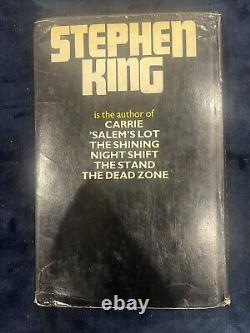 SIGNED Firestarter by Stephen King, released in 1980 (HB, DJ, BCA)