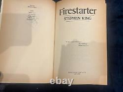 SIGNED Firestarter by Stephen King, released in 1980 (HB, DJ, BCA)