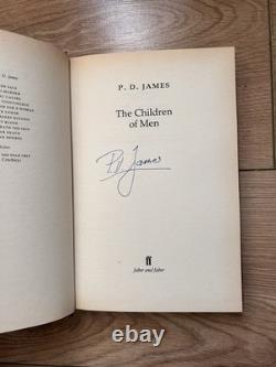 SIGNED First Edition The Children of Men P. D. James 1992 Hardcover