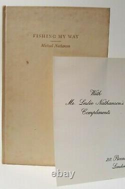 SIGNED Fishing My Way Michael Nathanson limited edition angling book 1975 Italy