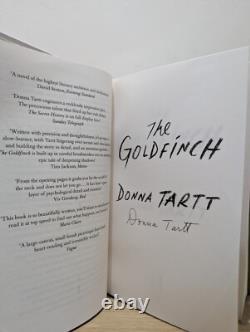 SIGNED Goldfinch Donna Tartt Special Edition 1st Print HC New Collectible Book