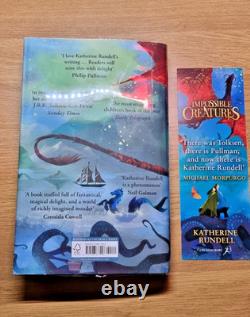 SIGNED Impossible Creatures First Edition 1st Print Sprayed Katherine Rundell