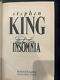 SIGNED Insomnia by Stephen King (UK 1st Edition, 1st Print) (Hardcover)