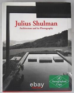 SIGNED JULIUS SHULMAN ARCHITECTURE & PHOTOGRAPHY 1988 1ST ED modern house