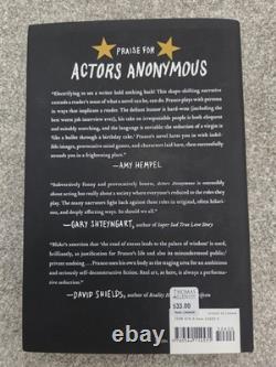 SIGNED James Franco Actors Anonymous 1st Edit Hardcover Book WITH RECEIPT PROOF