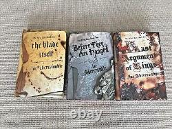 SIGNED Joe Abercrombie The First Law TRILOGY NUMBERED Broken Binding