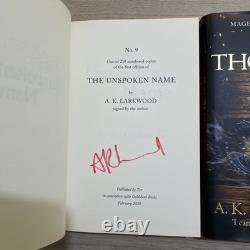 SIGNED Larkwood Serpent Gates Duology LOW #9/250 Sprayed Edges Fantasy Set