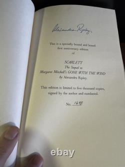 SIGNED Limited Edition # 1648 by Alexandra Ripley Gone With Wind -Sequel FF