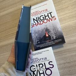 SIGNED MATCHING NR SET The Creak on the Stairs, Night Shadows, Girls Who Lie
