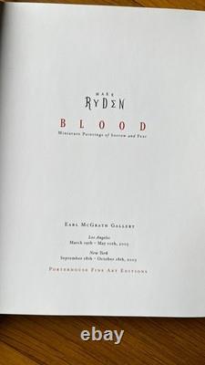 SIGNED Mark Ryden BLOOD Miniature Book 1st Edition 2003 Porterhouse NEW #98