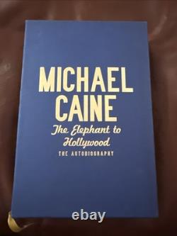 SIGNED Michael Caine Limited Edition Book The Elephant To Hollywood #325/1000
