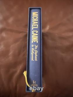 SIGNED Michael Caine Limited Edition Book The Elephant To Hollywood #325/1000